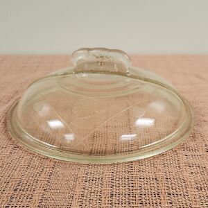 Vintage Guardian Service Clear Glass Dome Lid